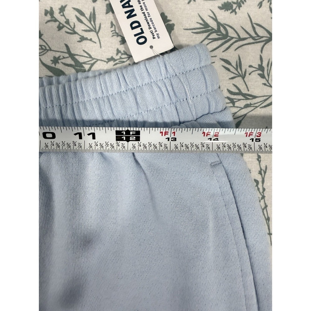 Old Navy Jogger Sweatpants Small Light Blue Cotton Blend Lounge NWT Pockets - Picture 7 of 9